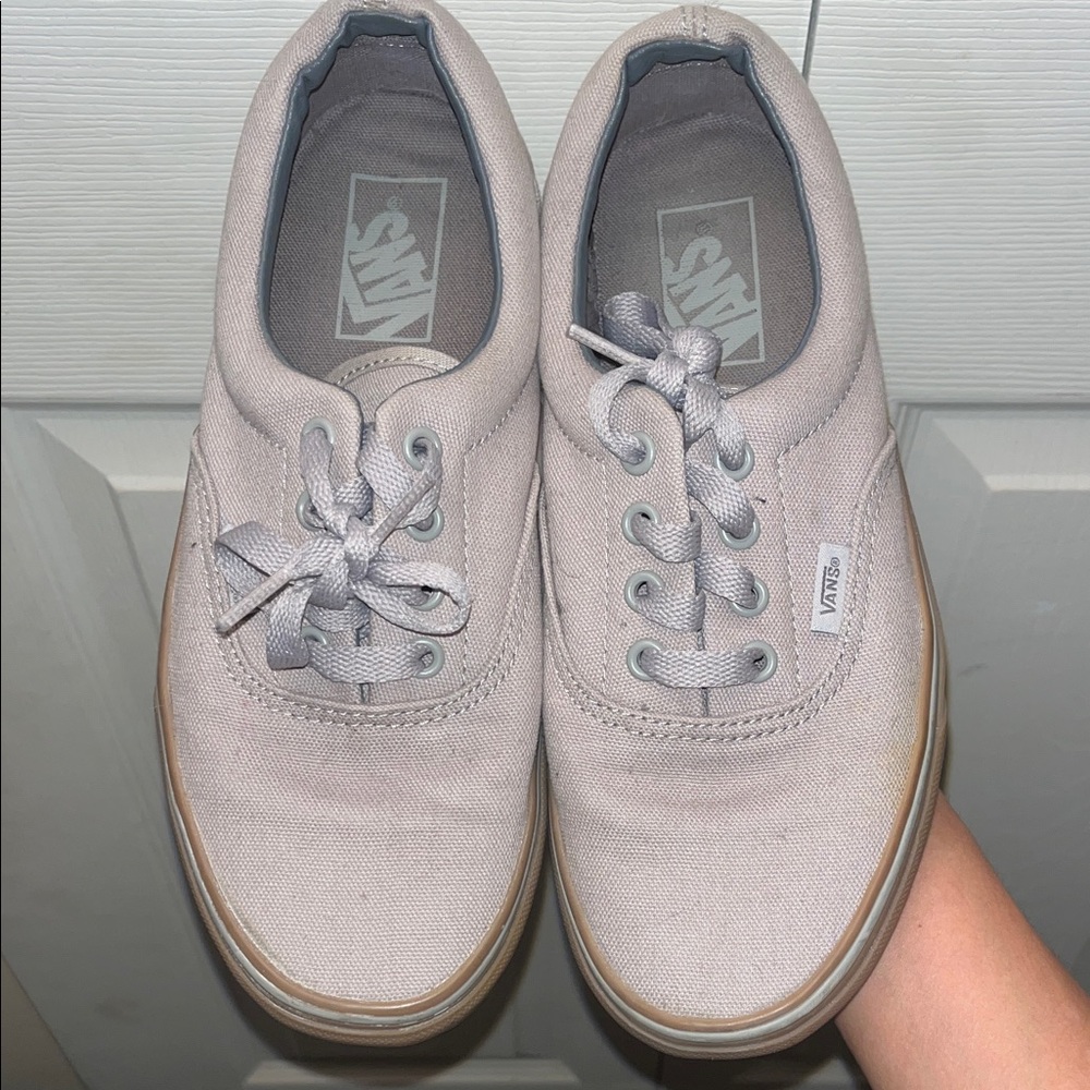 Vans Light Gray Canvas Shoes